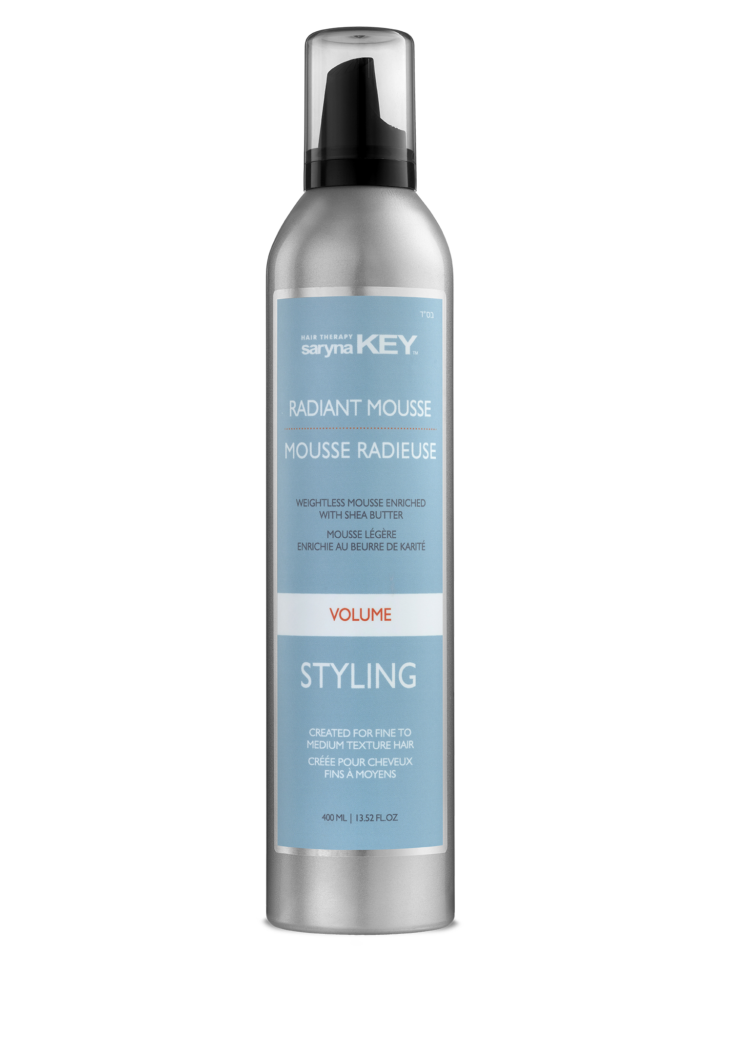 MOUSSE VOLUMISANTE RADIEUSE CRÉÉE POUR TOUS TYPES DE CHEVEUX